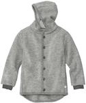 Disana WALK-JACKE, 100% Bio-Merinowolle GOTS, IVN Best | mit Kapuze | Baby Kleinkind