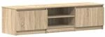 vidaXL TV Schrank mit 2 Schubladen 2 F&auml;chern Lowboard Fernsehtisch...
