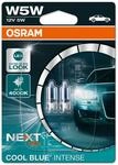 Osram COOL BLUE INTENSE W5W, bis zu 4.000K, Halogen-Signallampe, Doppelblister (2