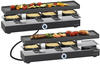 Trisa Style Connect Raclette 8Pfännchen, Antihaftbeschichtung Schwarz