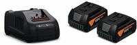 FEIN Akku-Starter-Set GBA 18 V 5.0 Ah AS- 2 Li-Ionen Akkus mit Ladeger&auml;t GAL...