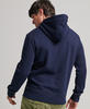 Superdry Herren Essential Hoodie aus Bio-Baumwolle mit Logo Sattes Marineblau...