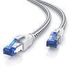 JBSTK 10m CAT8 Flachkabel - Weiss - RJ45 Patchkabel - S/FTP Ethernet Kabel - 40Gbps