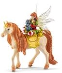 SCHLEICH BAYALA | Marween mit Glitzer-Einhorn 70567 | mit Waschb&auml;r | detailgetreue