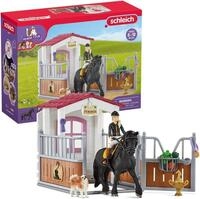 Schleich Horse Club | Pferdebox mit Tori & Princess 42437 | 26 Teile | Set inkl.