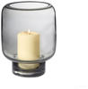 Philippi - VEJLE Windlicht oder Vase - graues Rauchglas = Trendfarbe des Jahres...