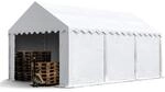 TOOLPORT Lagerzelt 4x6 m Zelthalle Unterstand Weidezelt PVC Plane 700 N wasserdicht
