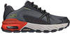 Skechers Herren Max Protect Walking-Schuh, Charcoal Leather Synthetic Mesh Multi