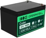 Green Cell AGM 12V 14Ah Akku VRLA Blei-Batterie Bleiakku Ersatzakku Gelakku