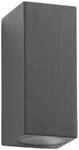 Lucande Wandleuchte au&szlig;en Xava (Modern) in Schwarz aus Aluminium (2 flammig,...