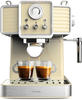 Cecotec Espressomaschine Power Espresso 20 Tradizionale Light Yellow, 1350 W,