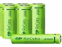 GP Batteries Alkali Modell 4+2 GP ReCyko+ NiMH Batterie AA 2100 mAh, 1,2 V,