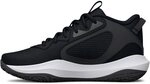 Under Armour Lockdown 6 3025616-001, Mens Basketball Shoes, Black, 47 EU