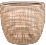 Scheurich Corteza, Blumentopf aus Keramik, Farbe: Canela, 15,6 cm Durchmesser, 14 cm