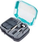 wolfcraft Scharnierloch-Set - Bohrschablone & Forstnerbohrer &Oslash; 35 mm | 5-tlg.