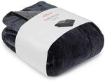 s.Oliver Doublesoft Kuscheldecke 150x200 cm dunkelgrau - Flauschige Decke | kuschelig