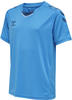 hummel Unisex Kinder Hmlcore Xk Poly Jersey S/S Kids T Shirt, Blau, 176 EU