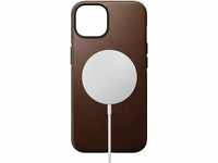 NOMAD Modern Leather Case für iPhone 14 | Schutzhülle aus Polycarbonat und