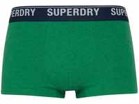 Superdry Mens Multi Double Pack Trunks, Oregon/Bright Green, X-Large