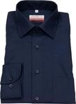 Marvelis Herren Businesshemd Langarm Non-Iron-Modern-Fit,Einfarbig,New Kent