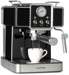 Klarstein Gusto Classico Espressomaker Espressomaschine Siebtr&auml;germaschine,