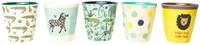 Klein Melamin Becher - Jungle Animals Print