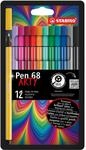 STABILO - Premium-Filzstift - Pen 68 - ARTY - 12er Pack