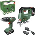 Bosch DIY Set EasyImpact 18V-40 (2 x 2,0Ah +1 Ladeger&auml;t) + EasySaw 18V-70