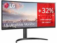 LG Curved Monitor 34WQ75C-B 34 ". IPS. QHD. 3440 x 1440. 21:9. 5 ms. 300 cd/m².