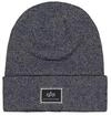 Alpha Industries Unisex X-Fit Beanie, Charcoal Heather, One Size