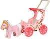 Baby Annabell Little Sweet Kutsche und Pony, 2-in-1 Puppenwagen und Kutsche mit