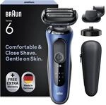 Braun Series 6 Elektrorasierer mit EasyClick Barttrimmer Aufsatz, SensoFlex...