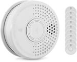 SHD by OneConcept Rauchmelder, 10x Mini-Rauchmelder, Feuermelder mit Batterie,