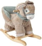 small foot Schaukeltier Esel mit Sitz, f&uuml;r Kinder ab 12 Monaten, aus Pl&uuml;sch und