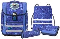 McNeill Schulranzen Set BIGGY 5teilig PUZZLE blau - ONESIZE