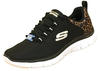 Skechers Flex Appeal 4.0, Damen Sneakers, Schwarz, 40 EU