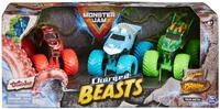 Monster Jam, 3er-Pack &bdquo;Charged Beasts (mit den Trucks Dragon, Octon8er und Ice