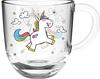 Leonardo Bambini Glas-Tasse, Kinder-Becher aus Glas mit Tier-Motiv,