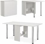 Rodnik Klappbarer Esstisch, Tisch klappbar, 170x81x73cm, Klapptisch platzsparend f&uuml;r