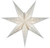 Star 501-22, Papierstern "Lace", 7 zackig, Papier, Weiß, 1.2 x 4.4 x 4.4 cm