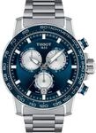 Tissot Men's Chronograph Watch Supersport Chrono Blue Steel T125.617.11.041.00