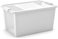 Kis 8454000 0432 01 Aufbewahrungsbox, Kunststoff, Wei&szlig;/durchsichtig, 40 L