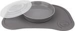 Twistshake Click-Mat Mini + Platte | Anti-Rutsch-Geschirrset f&uuml;r Babys | Babyteller