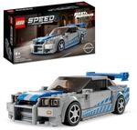 LEGO Speed Champions 2 Fast 2 Furious Nissan Skyline GT-R (R34) Rennwagen...