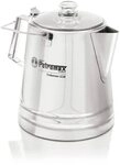 Petromax Perkomax Perkolator Edelstahl, Kaffee & Teekanne, 3 L, f&uuml;r Camping & Herd