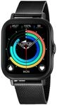 Lotus Herren Smartwatch aus Edelstahl in der Farbe Schwarz mit einem