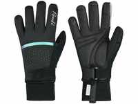 Roeckl Watou Damen Winter Fahrrad Handschuhe lang schwarz/grün 2023: Größe:...