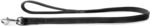 Das Lederband Hundeleine Boston schwarz/schwarz 100 cm / 22 mm
