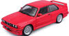 Bburago BMW M3 (E30): Modellauto im Maßstab 1:24, Türen beweglich, rot...