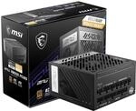 MSI MPG A850G PCIE5 Netzteil, EU Stecker - 850W, 80 Plus Gold Zertifiziert,